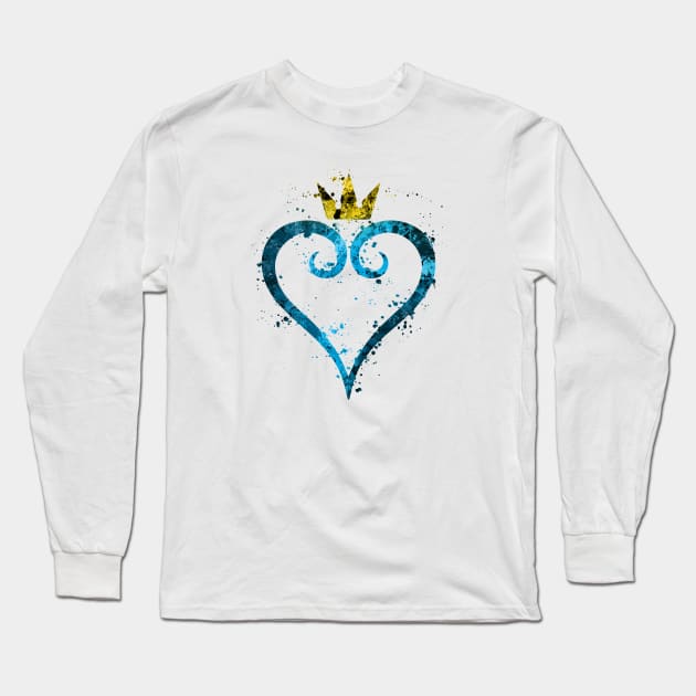 Kingdom Hearts (Colored) Long Sleeve T-Shirt by JonathonSummers